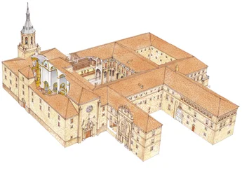 Kloster San Millan de la Cogolla. La Rioja, Spanien